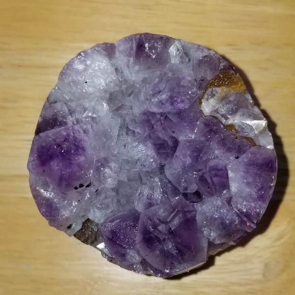 1146 Rare Collectible Real Amethyst Cylindrical Cu - Picture 5 of 13